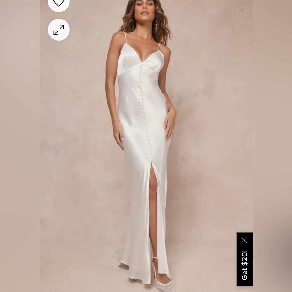 Lulus Spaghetti Strap Bridal Dress - ✨NWT✨